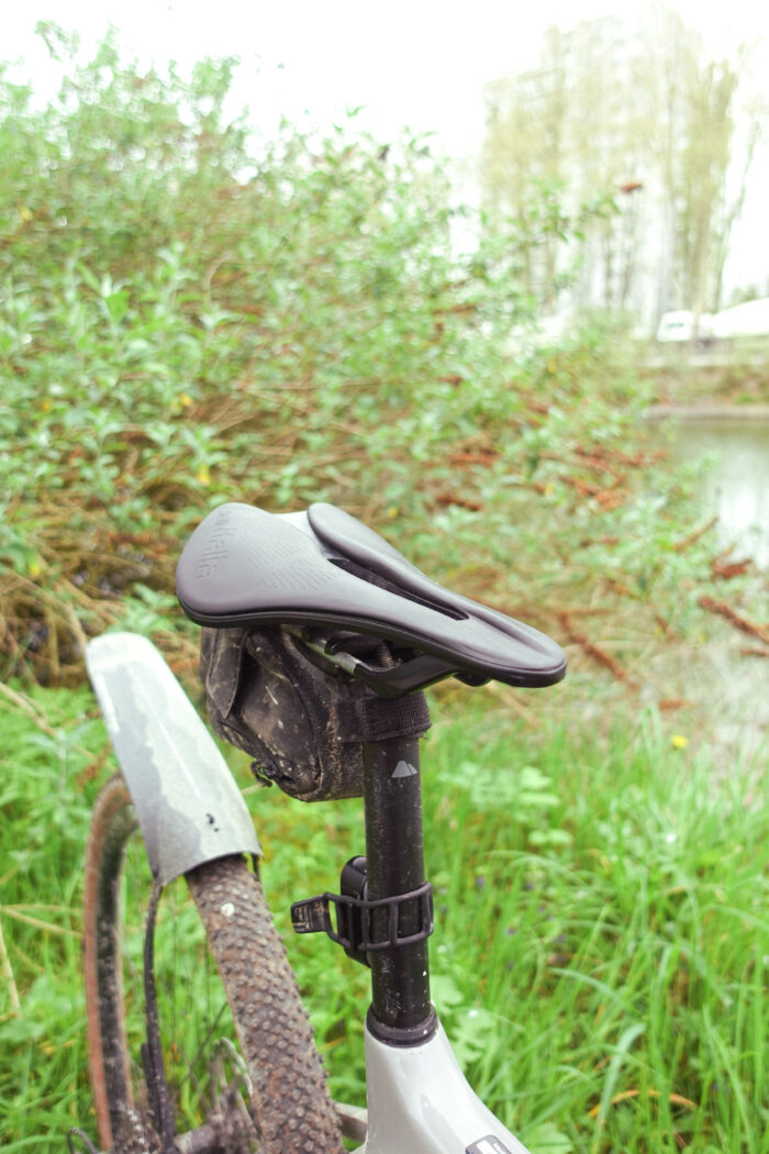 La selle qui équipe le Grizl lors de mon essai du canyon grizl