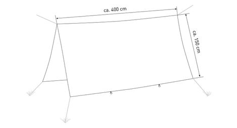 Tarp de hamac amazonas traveller tarp xxl – Image 4